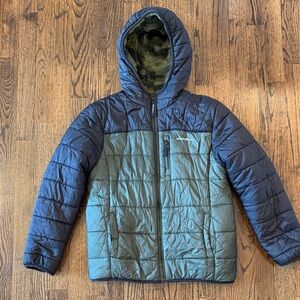 Eddie Bauer Kids Puffer Jacket - Black and Olive